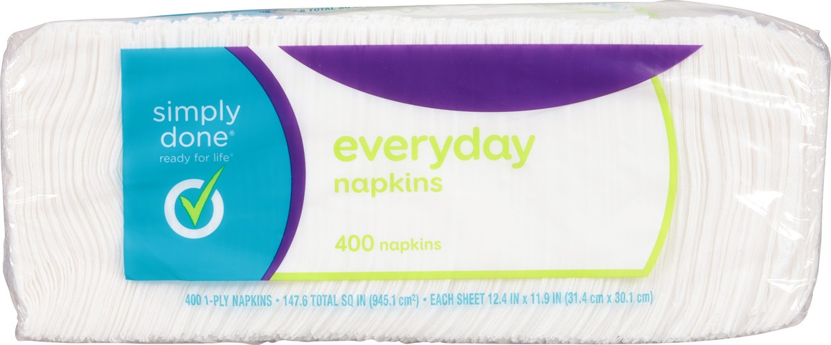 slide 2 of 8, Simply Done Everyday Napkins, 400 ct