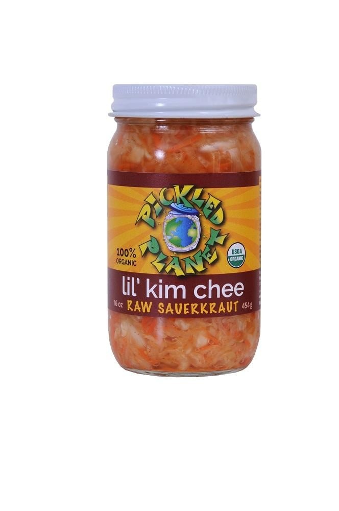 slide 1 of 1, Pickled Planet Sauerkraut Raw Lil Kim Chee, 16 oz