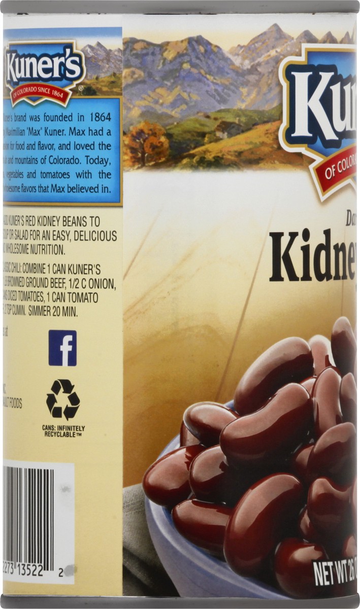 slide 9 of 9, Kuner's Dark Red Kidney Beans 26 oz, 26 oz