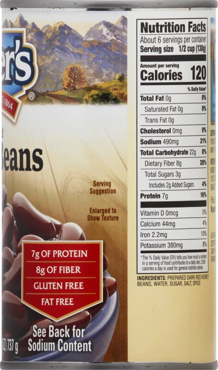 slide 6 of 9, Kuner's Dark Red Kidney Beans 26 oz, 26 oz