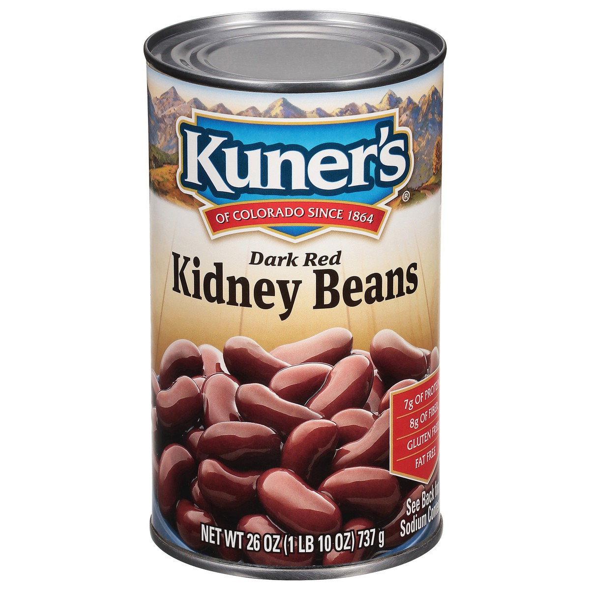 slide 1 of 9, Kuner's Dark Red Kidney Beans 26 oz, 26 oz
