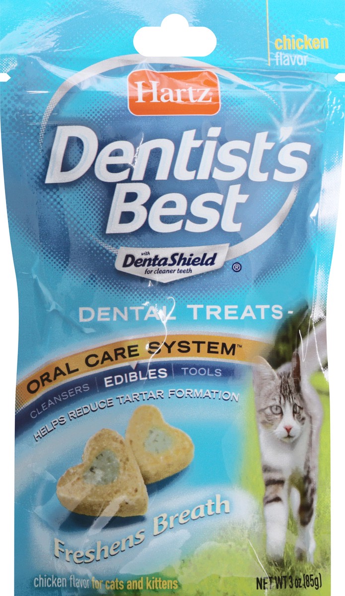 slide 9 of 9, Hartz Best Dental Cat Treats, 3 oz