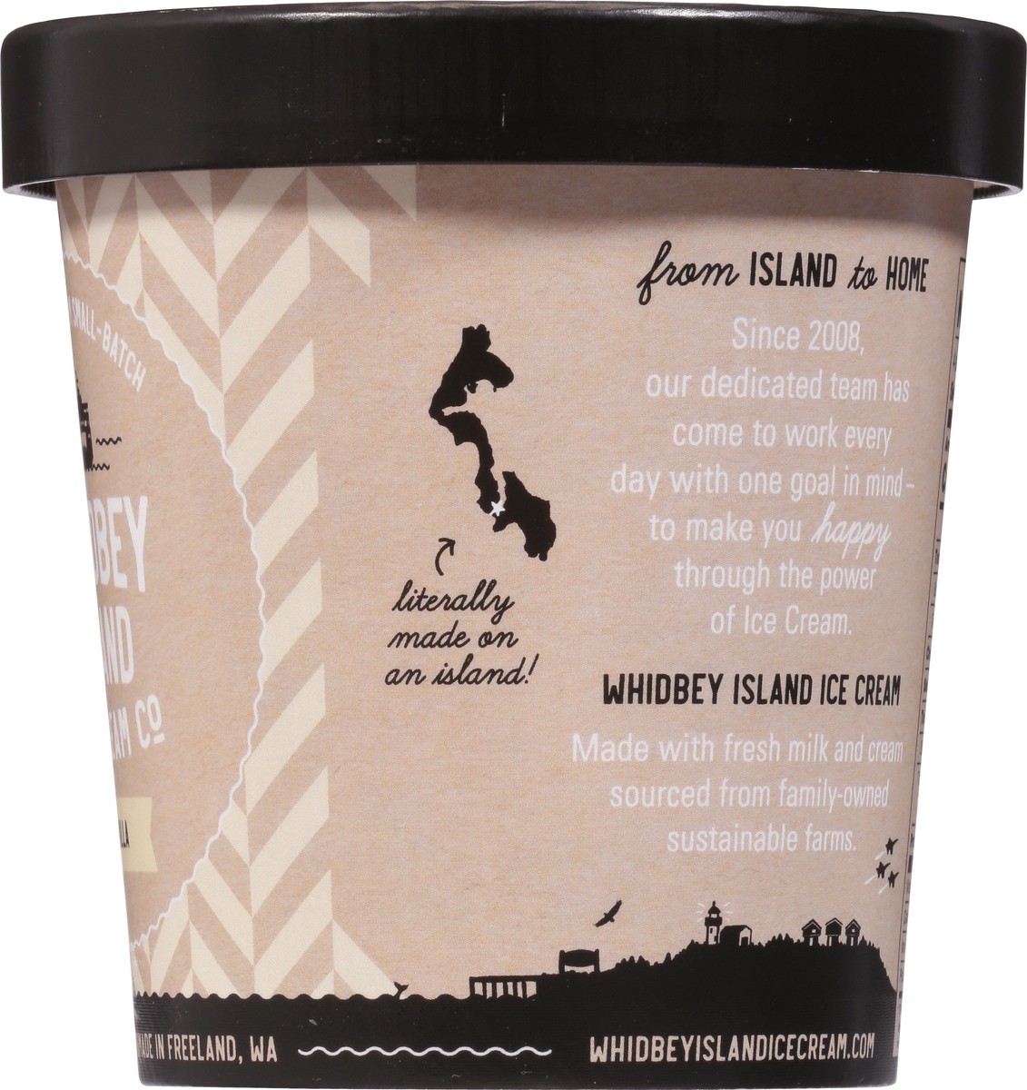 slide 9 of 9, Whidbey Island Ice Cream Co Vanilla Ice Cream 1 pt, 1 pint