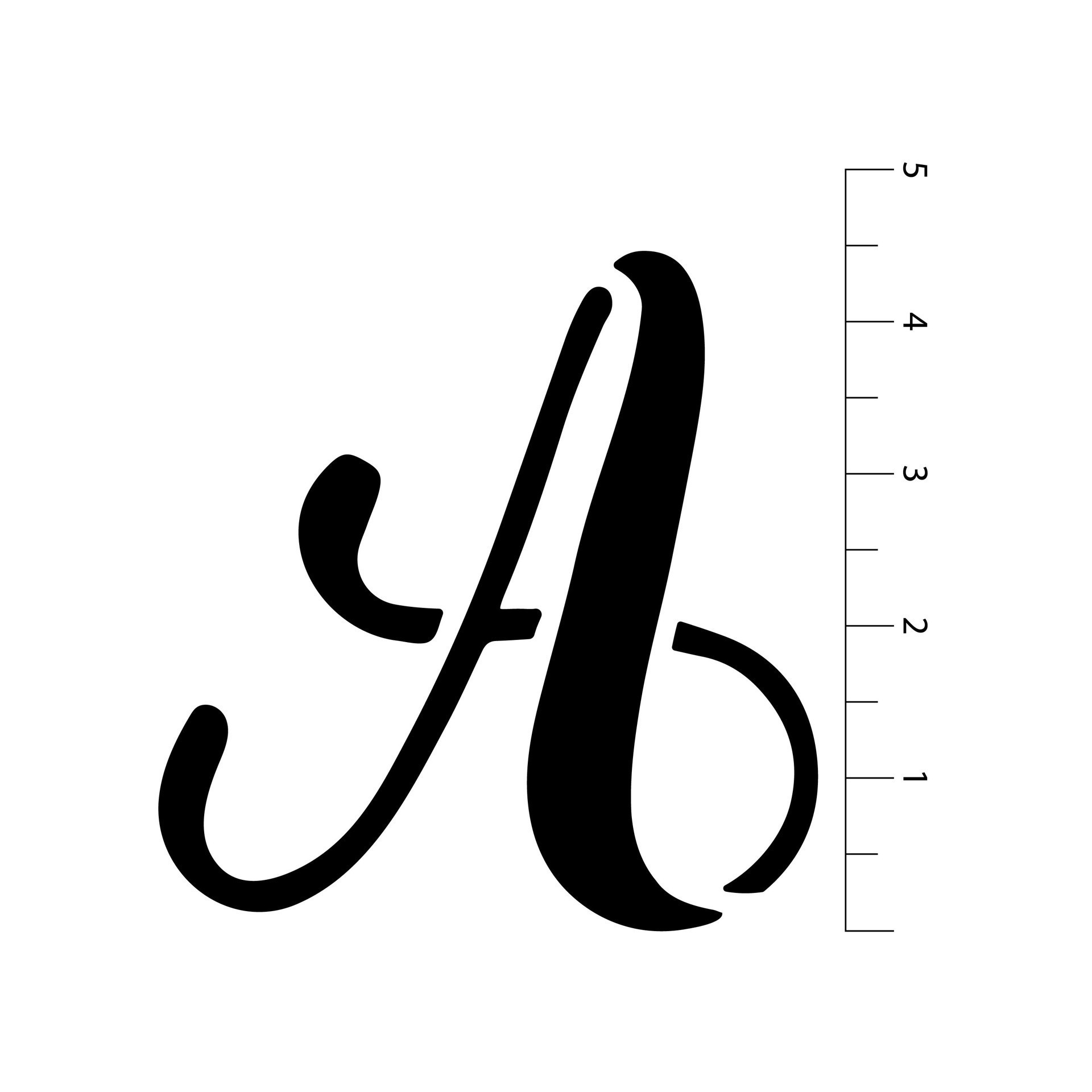 slide 4 of 4, Alphabet Monogram Stencils By Craft Smart, 12" X 12", 12 in x 12 in