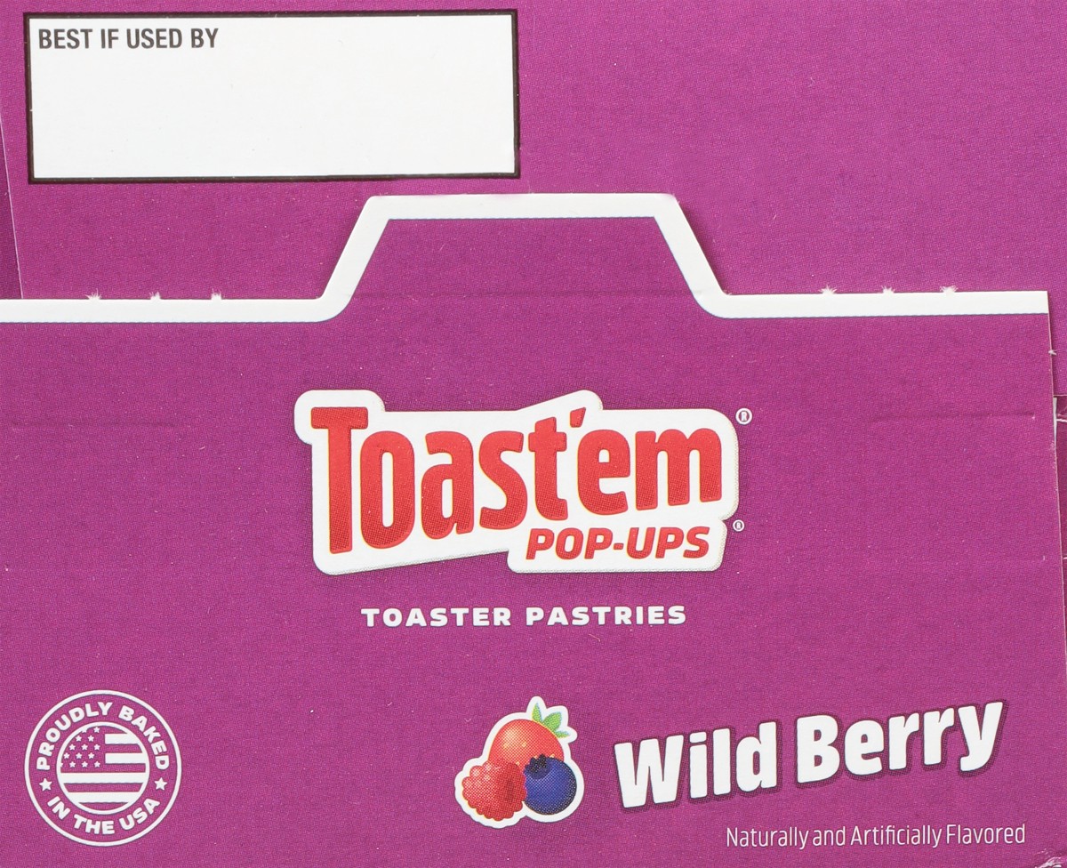 slide 9 of 9, Toast'em Pop-ups Wild Berry Toaster Pastries 6 ea, 6 ct