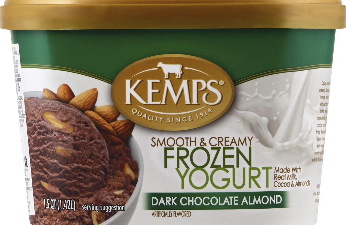 slide 4 of 4, Kemps Frozen Yogurt 1.5 qt, 48 fl oz