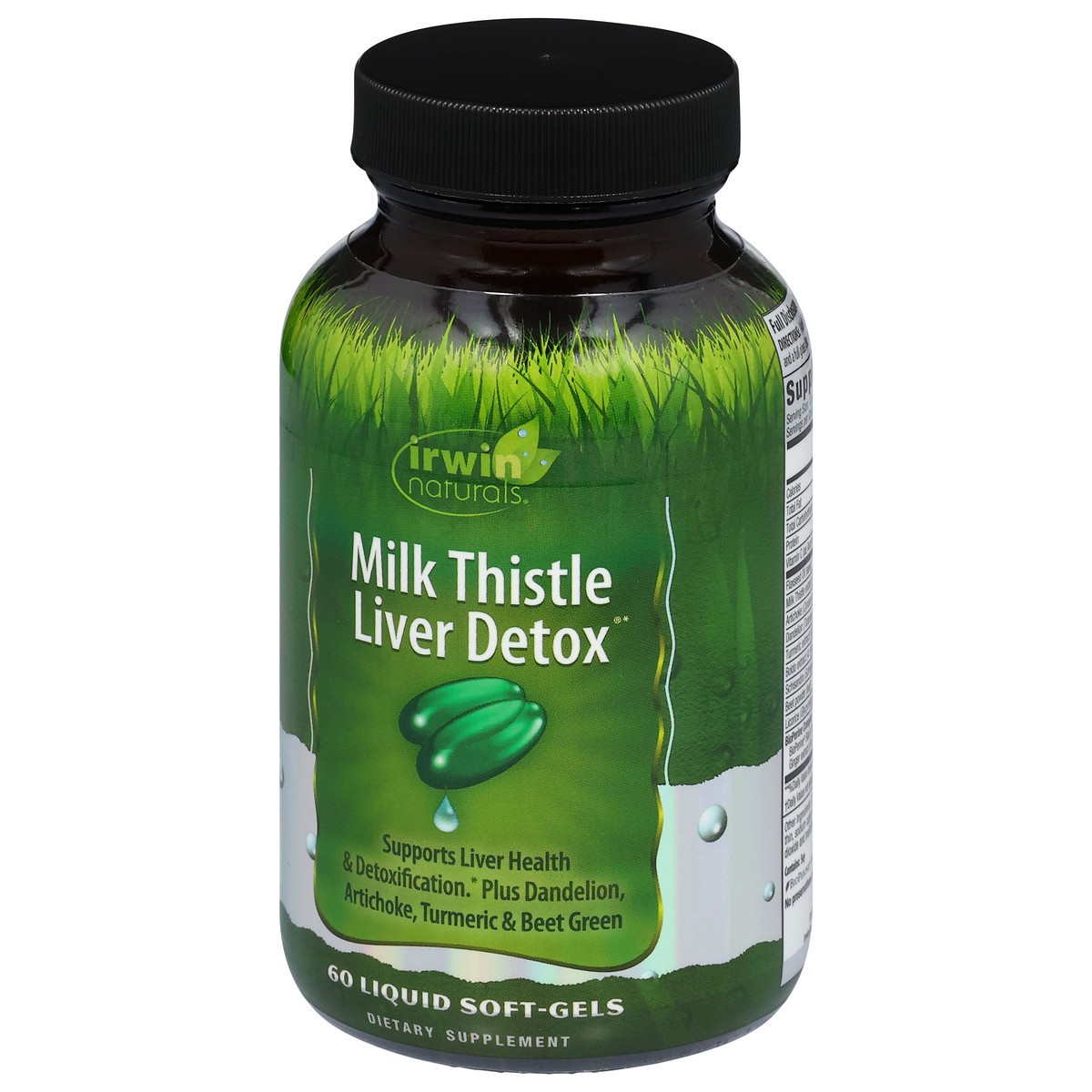slide 3 of 4, Irwin Naturals Milk Thistle Liver Detox 60 Liquid Soft-Gels, 60 ct