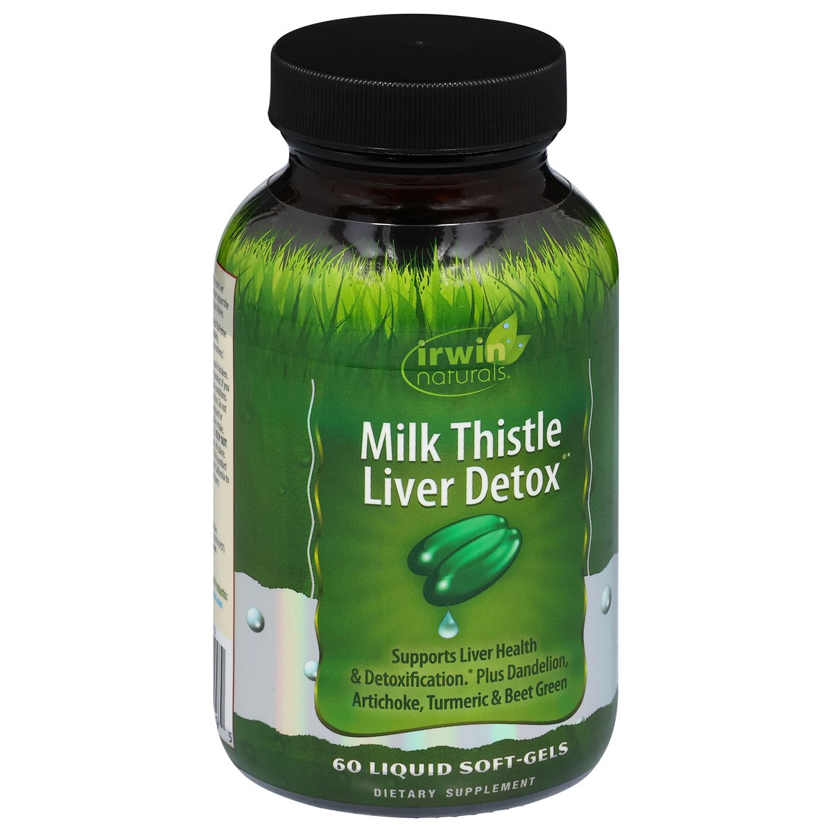 slide 2 of 4, Irwin Naturals Milk Thistle Liver Detox 60 Liquid Soft-Gels, 60 ct