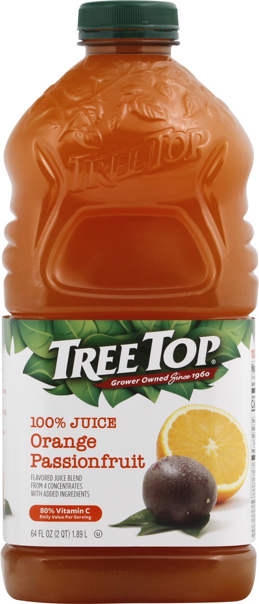 slide 3 of 9, Tree Top Orange Passionfruit 100% Juice 64 fl oz, 64 fl oz