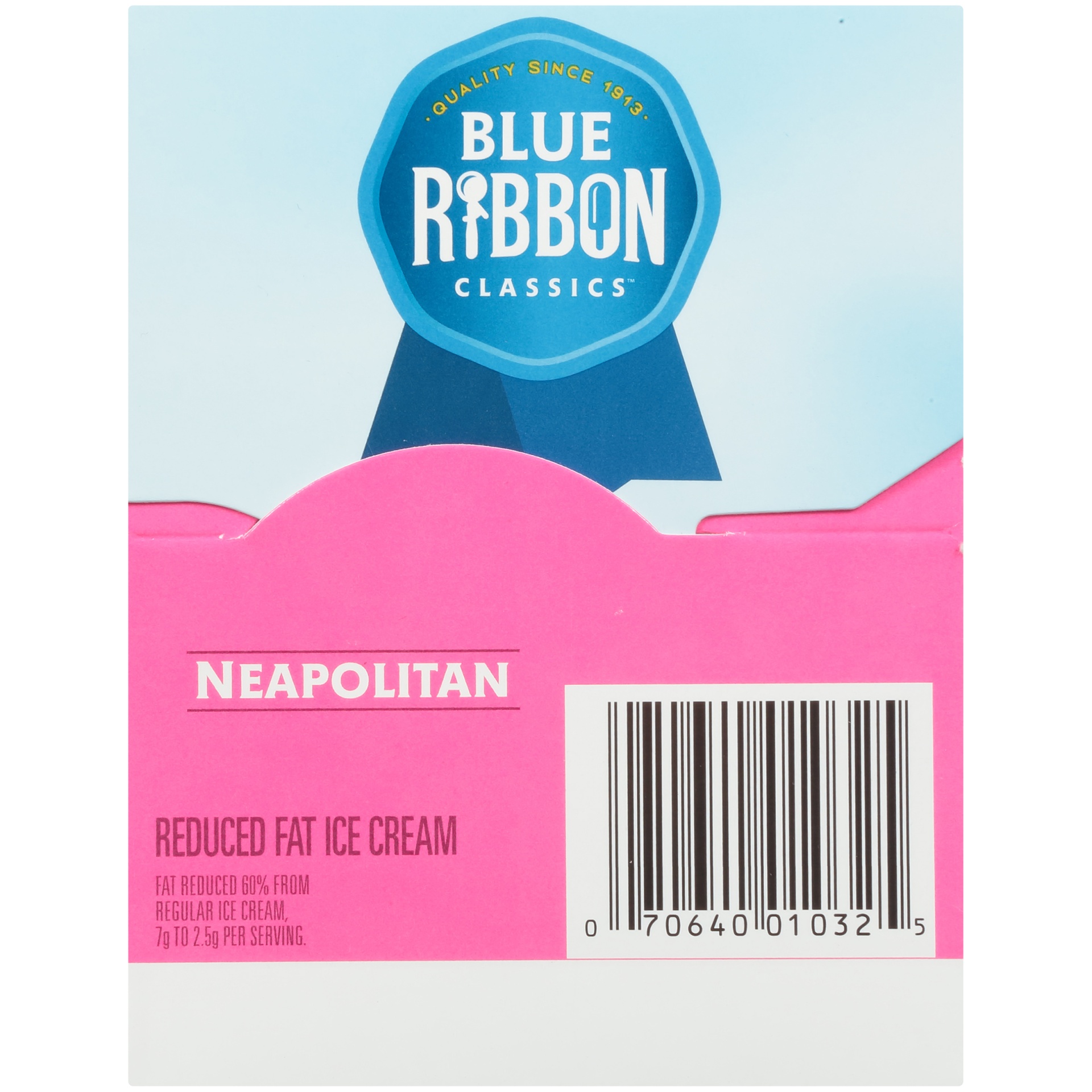 slide 6 of 8, Blue Ribbon Classics by Blue Bunny Neapolitan Light Ice Cream, 1.75 qt