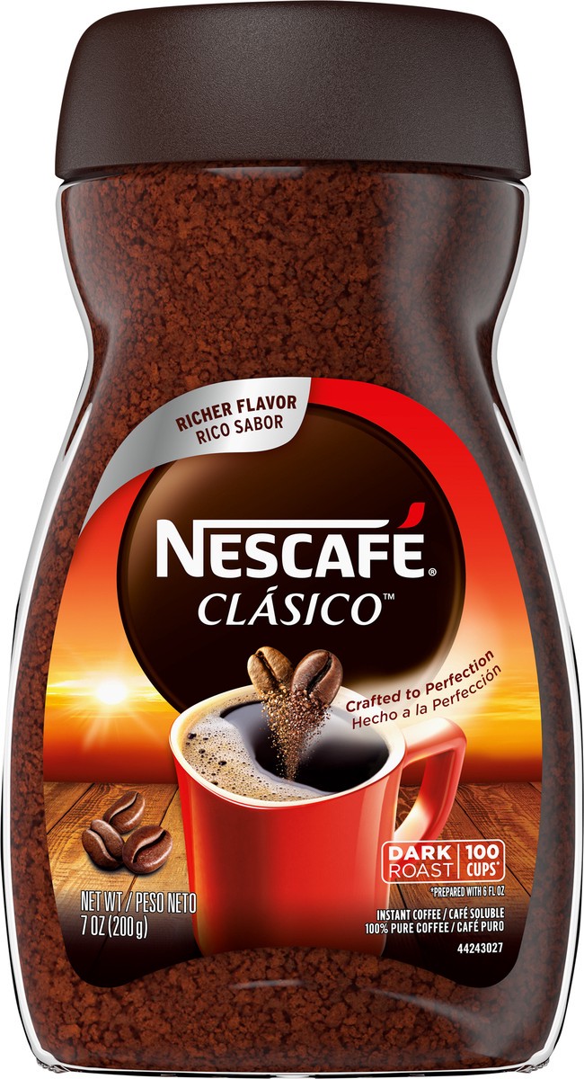 slide 5 of 9, Nescafe Clasico Dark Roast Coffee- 7 oz, 7 oz