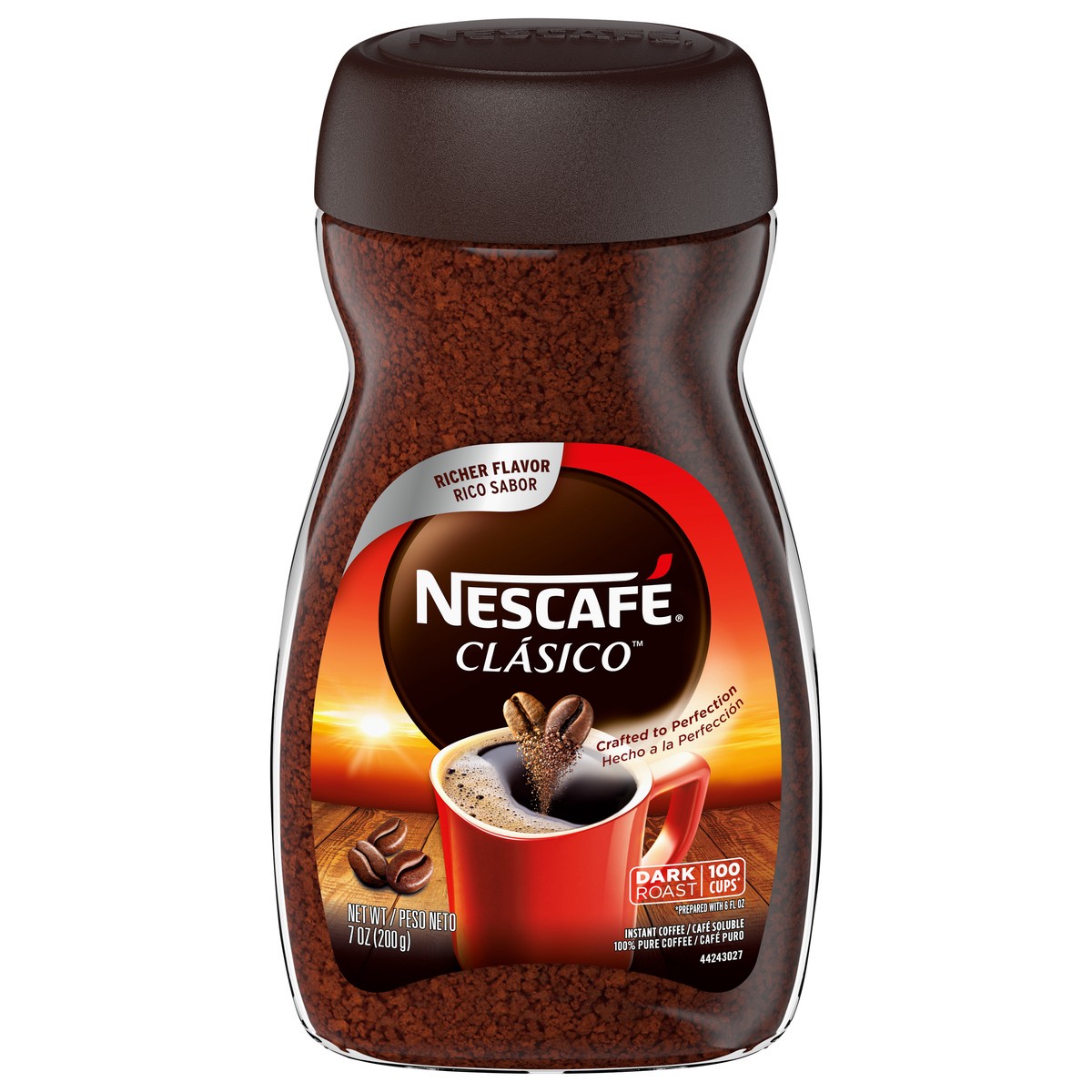 slide 1 of 9, Nescafe Clasico Dark Roast Coffee - 7oz, 7 oz