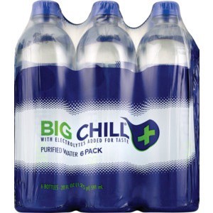 slide 1 of 1, CVS Gold Emblem Big Chill Purified Water, 6 ct; 20 fl oz