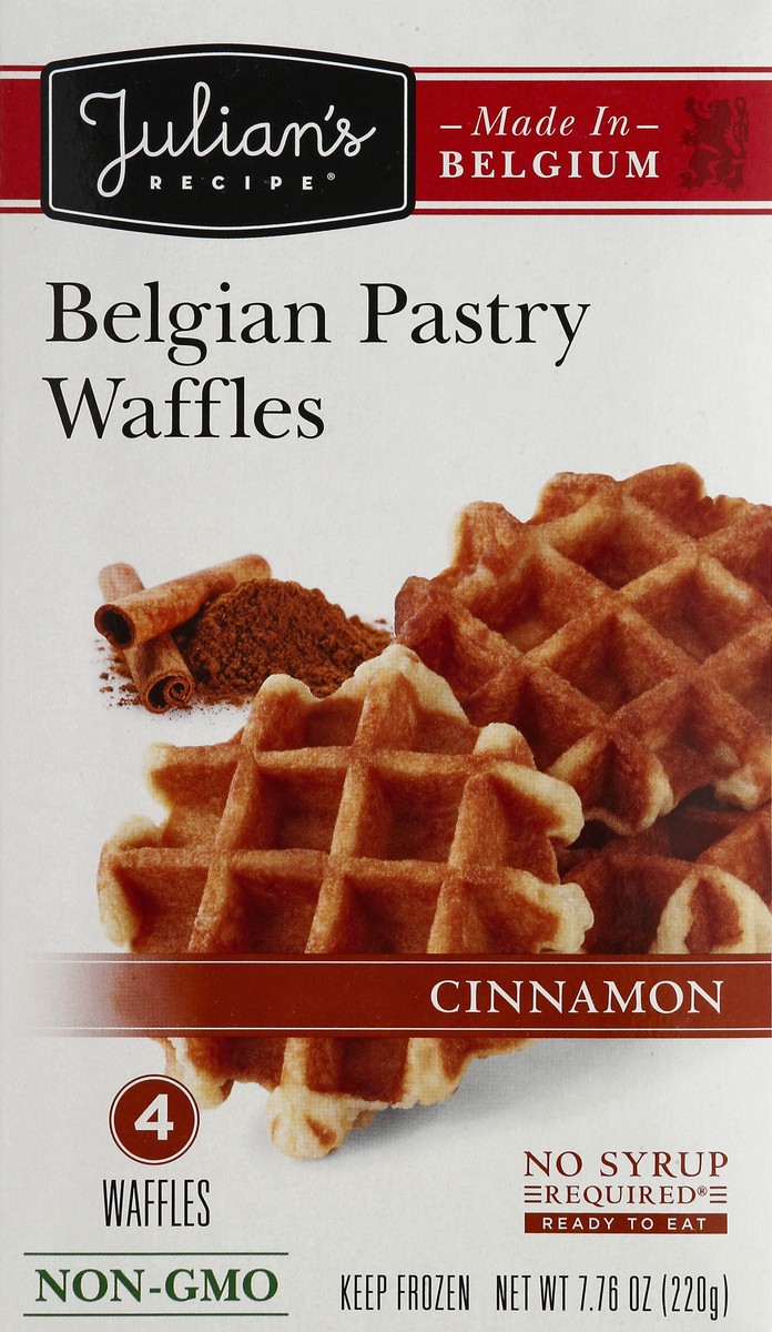 slide 5 of 5, Julian's Recipe Sweet Belgian Waffles Cinnamon, 6 ct