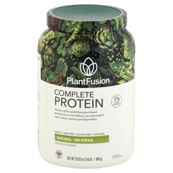 slide 1 of 1, PlantFusion Vanilla Bean Plant Protein Powder, 32 oz