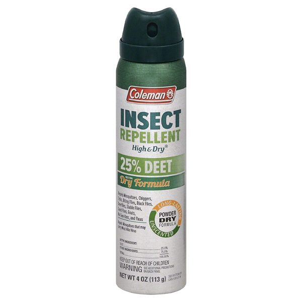 slide 1 of 1, Coleman Insect Repellent, High & Dry Formula, 4oz, 4 oz