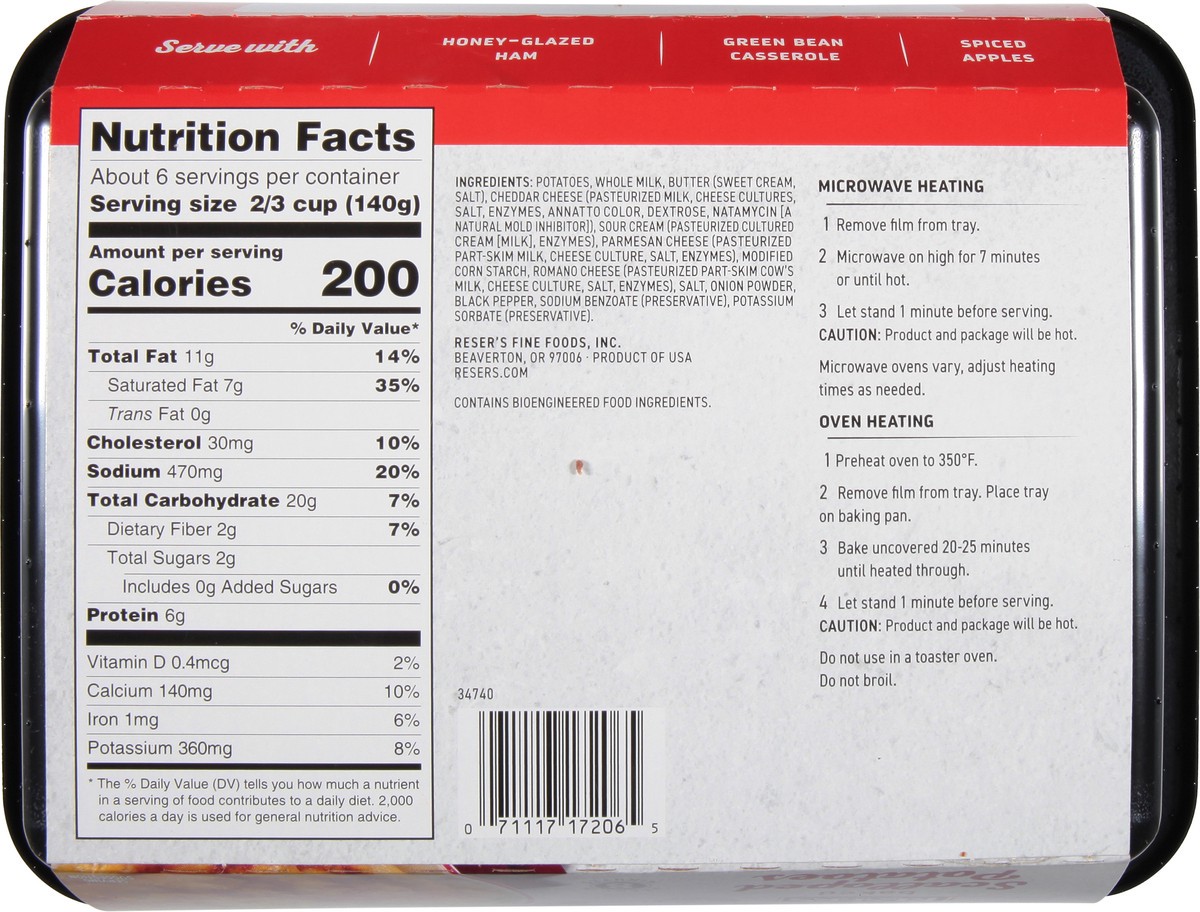 slide 9 of 9, Reser's Baked Scalloped Potatoes 32 oz, 32 oz