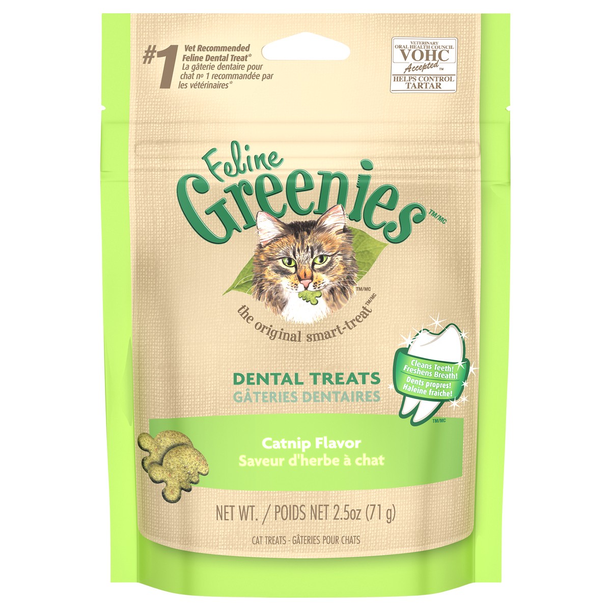 slide 7 of 12, Greenies Catnip Flavor Dental Cat Treat, 2.5 oz