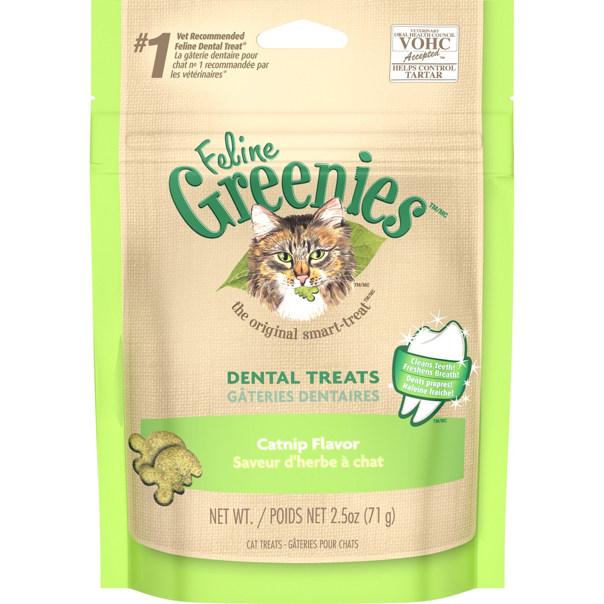 slide 8 of 12, Greenies Catnip Flavor Dental Cat Treat, 2.5 oz