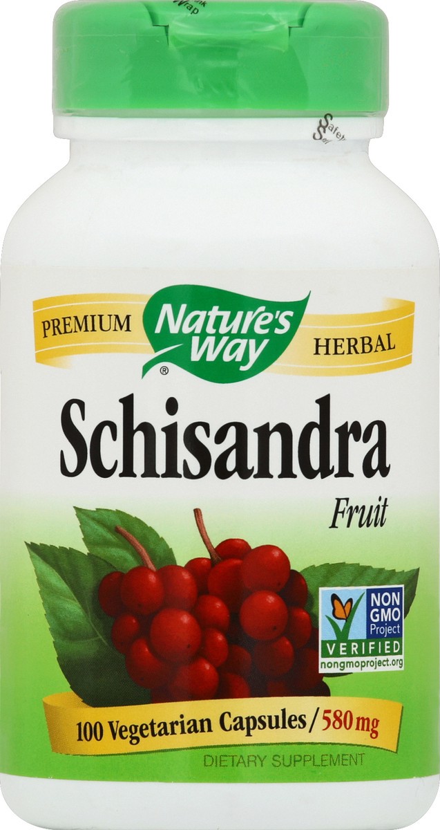 slide 1 of 1, Nature's Way Schisandra Fruit 100 ea, 100 ct; 580 mg