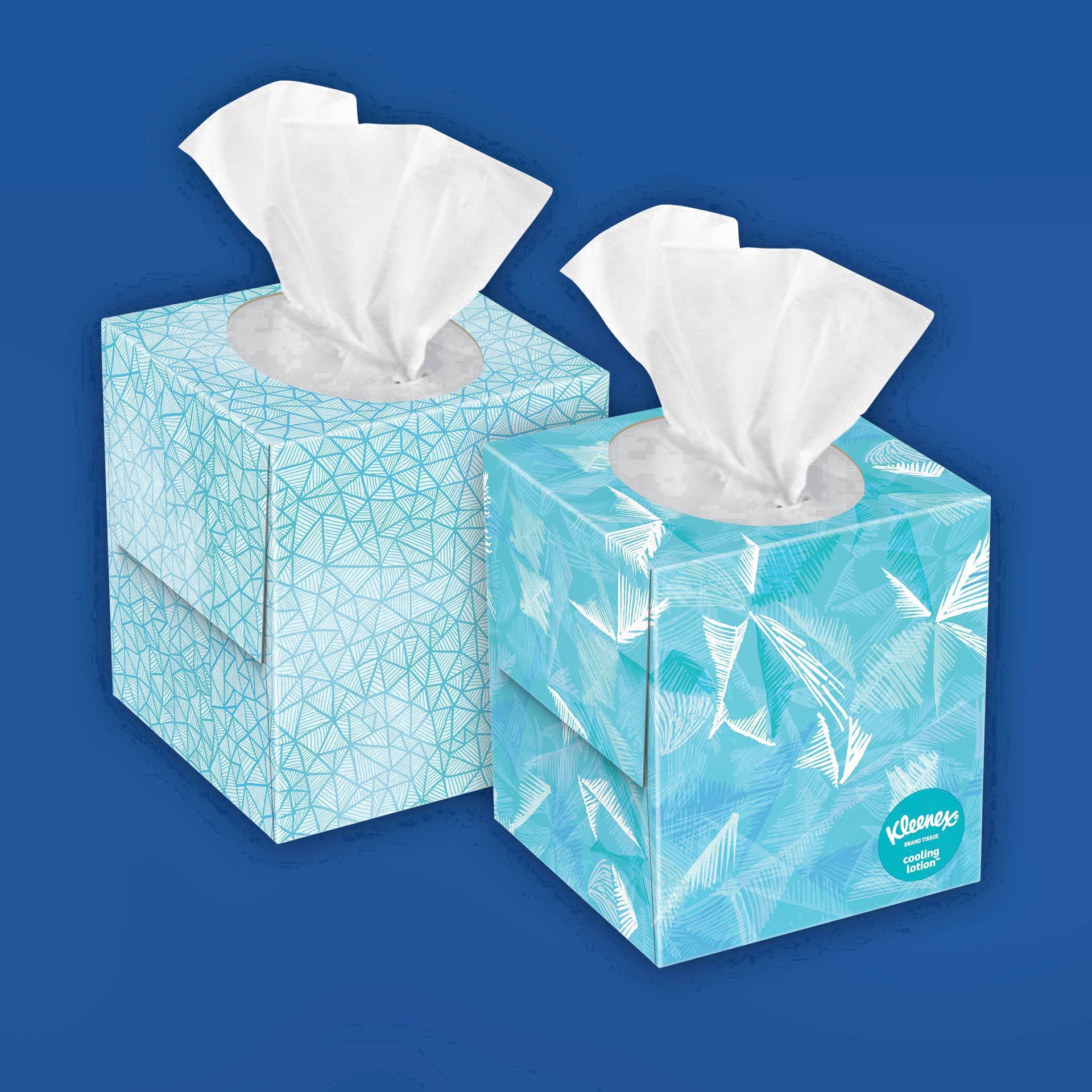 slide 37 of 100, Kleenex Cooling Lotion 2-Ply Unscented Tissues 45 ea, 45 ct