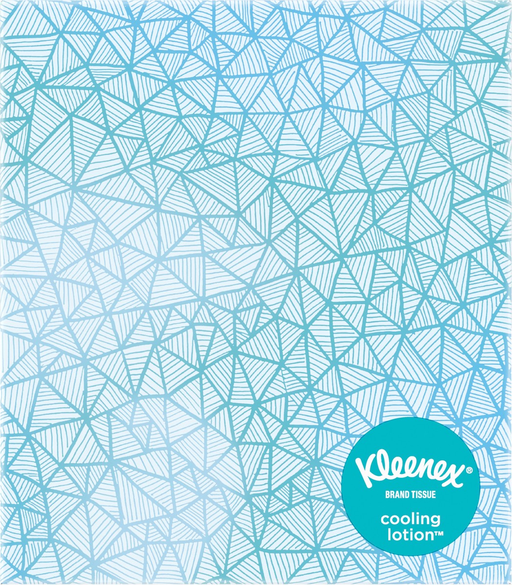 slide 1 of 100, Kleenex Cooling Lotion 2-Ply Unscented Tissues 45 ea, 45 ct