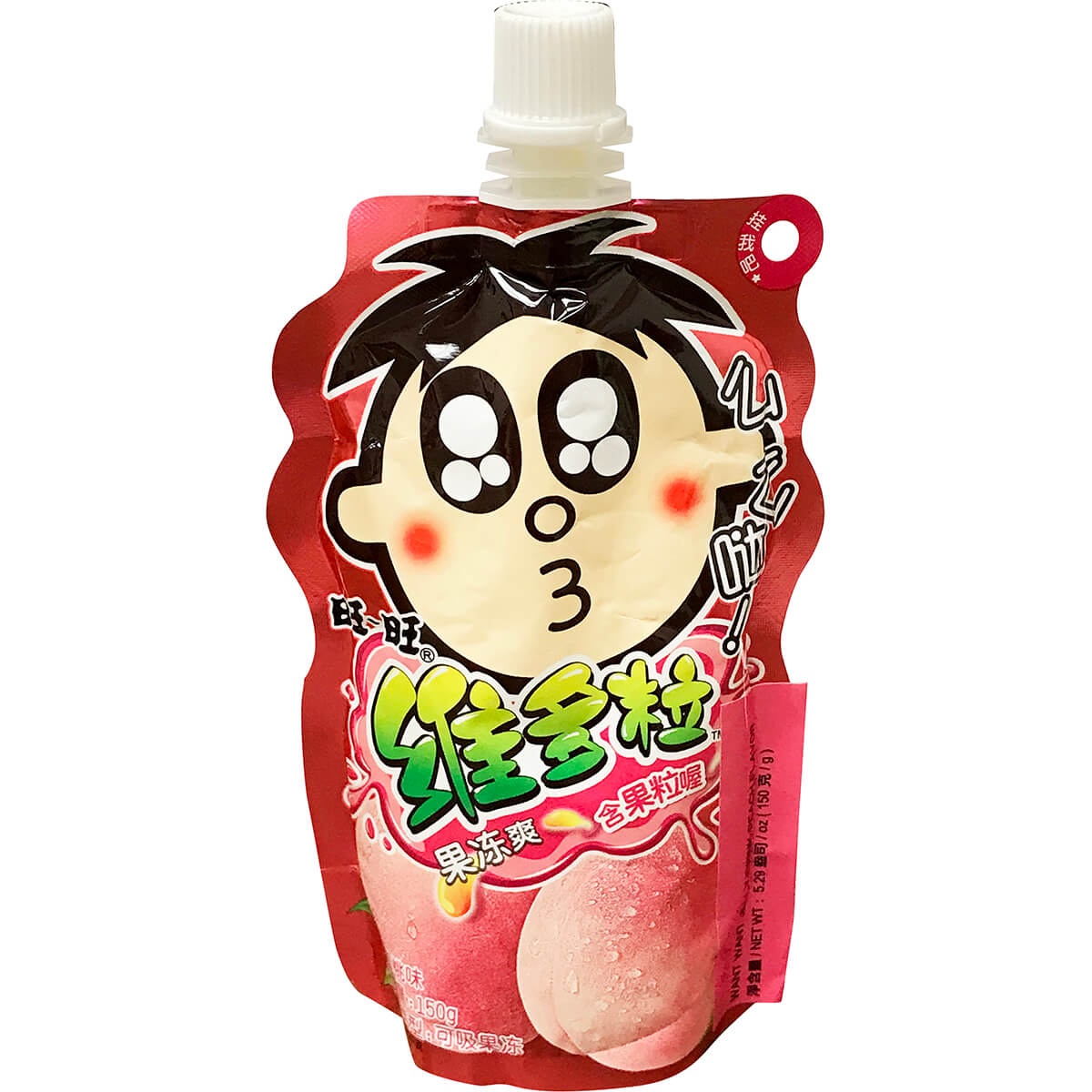 slide 1 of 1, Want-Want Peach Jelly Drink - 150 gram, 150 gram