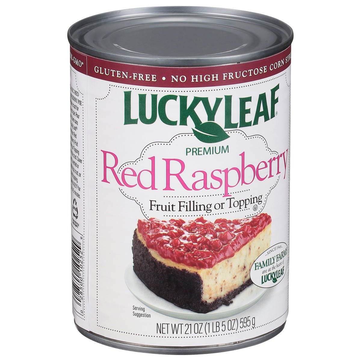 slide 7 of 9, Lucky Leaf Premium Red Raspberry Fruit Filling 21 oz, 21 oz