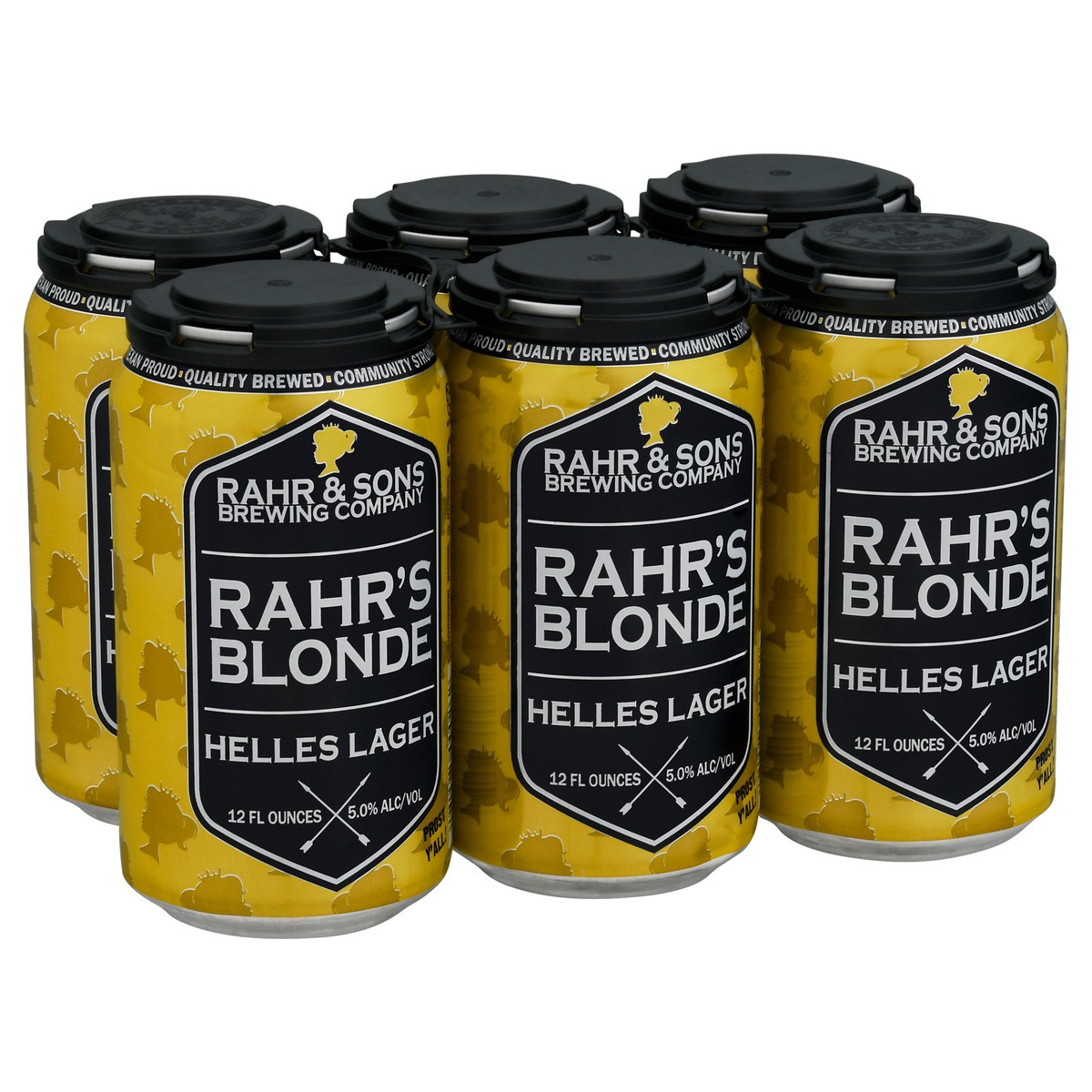 slide 10 of 12, Rahr & Sons Brewing Company Blonde Ale 6 Pack 12 Ounce Cans, 6 ct; 12 oz
