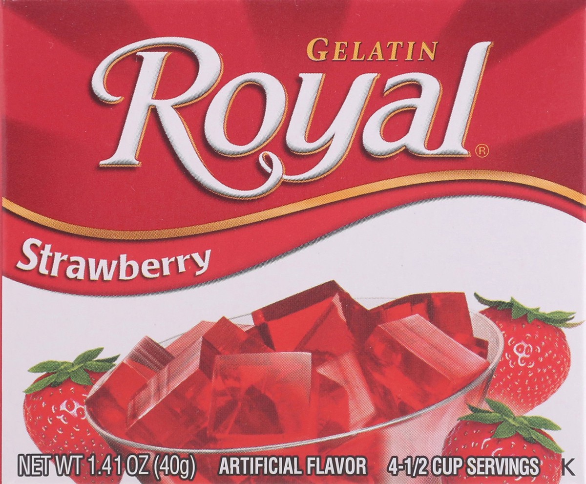 slide 6 of 9, Royal Strawberry Gelatin 1.41 oz, 1.41 oz