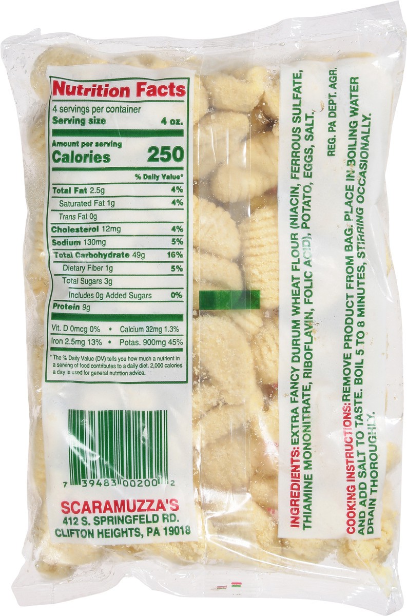 slide 11 of 13, Scaramuzza's Fresh Frozen Potato Gnocchi 16 oz, 16 oz