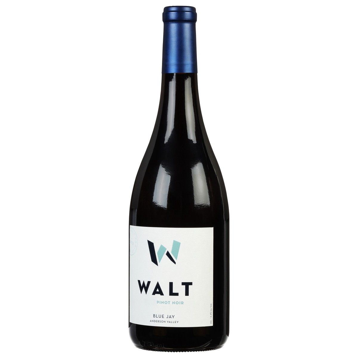 slide 9 of 9, Walt Pinot Noir, Blue Jay, Anderson Valley, 750 ml