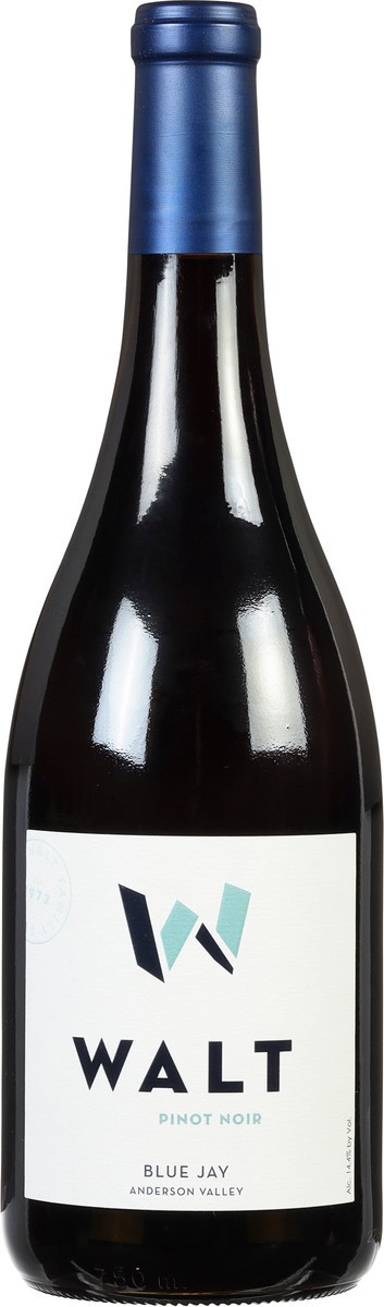 slide 2 of 9, Walt Pinot Noir, Blue Jay, Anderson Valley, 750 ml