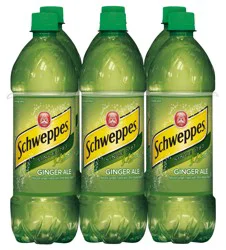 Schweppes Ginger Ale 6 - 16.9 fl oz Bottles