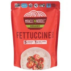 Miracle Noodle Kitchen Miracle Noodle Plant-Based Organic Ready-To-Eat Fettuccine Style Noodles - 7 oz