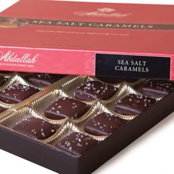 Abdallah Sea Salt Caramels Dark