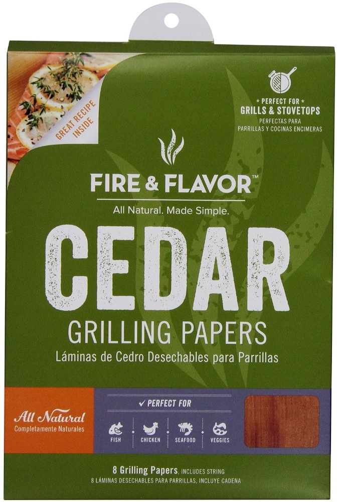 slide 1 of 1, Fire & Flavor Grilling Papers 4 ea, 4 ct