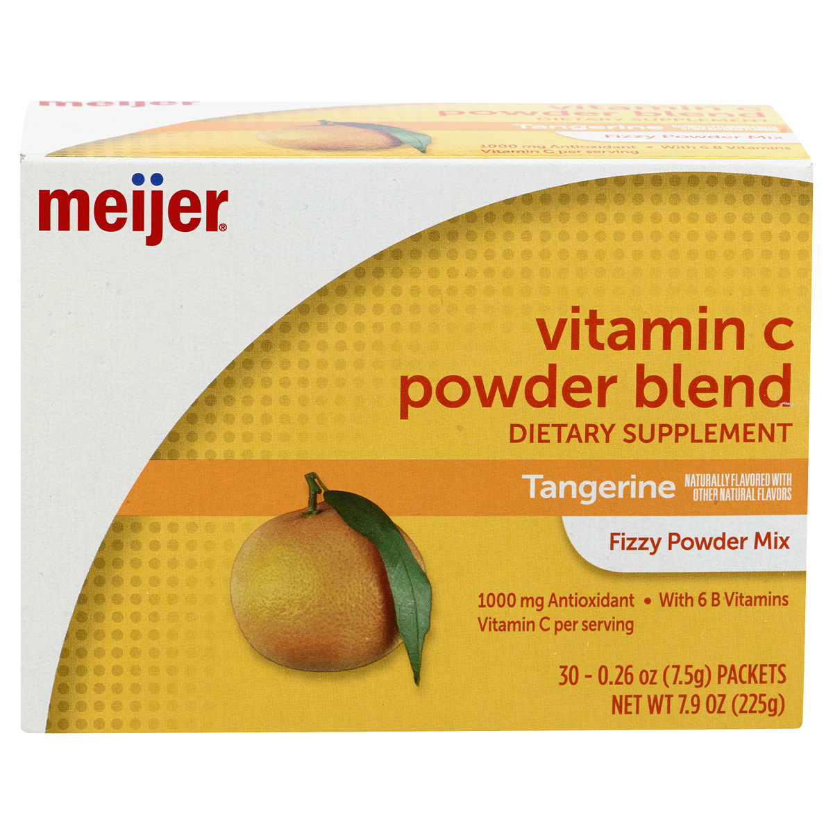 slide 1 of 7, Meijer Essence C Vitamin C Powder Blend, Tangerine, 30 ct