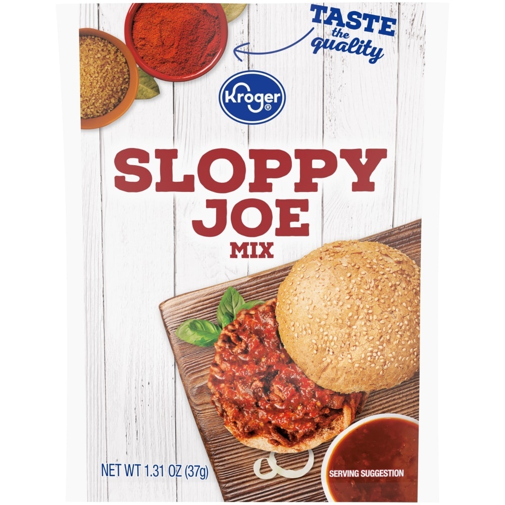 slide 1 of 1, Kroger Sloppy Joe Mix, 1.31 oz