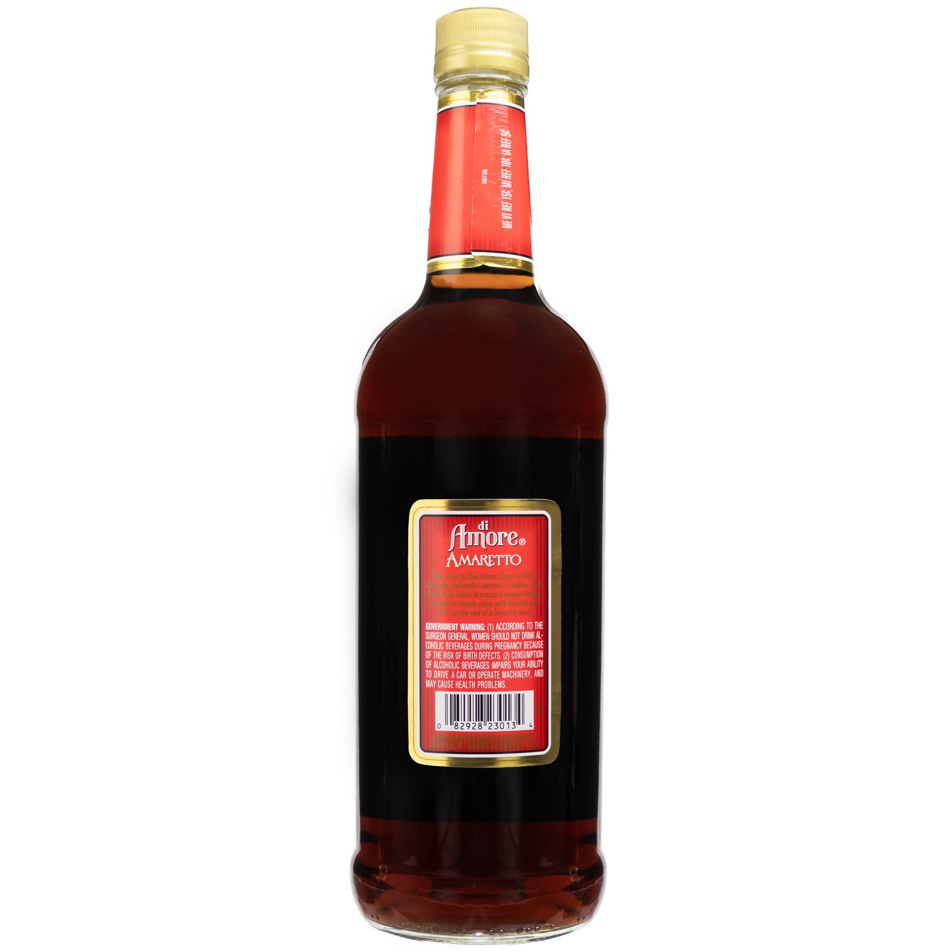 slide 3 of 3, di Amore Amaretto Liqueur 1l Glass Bottle 42 Proof, 1 liter