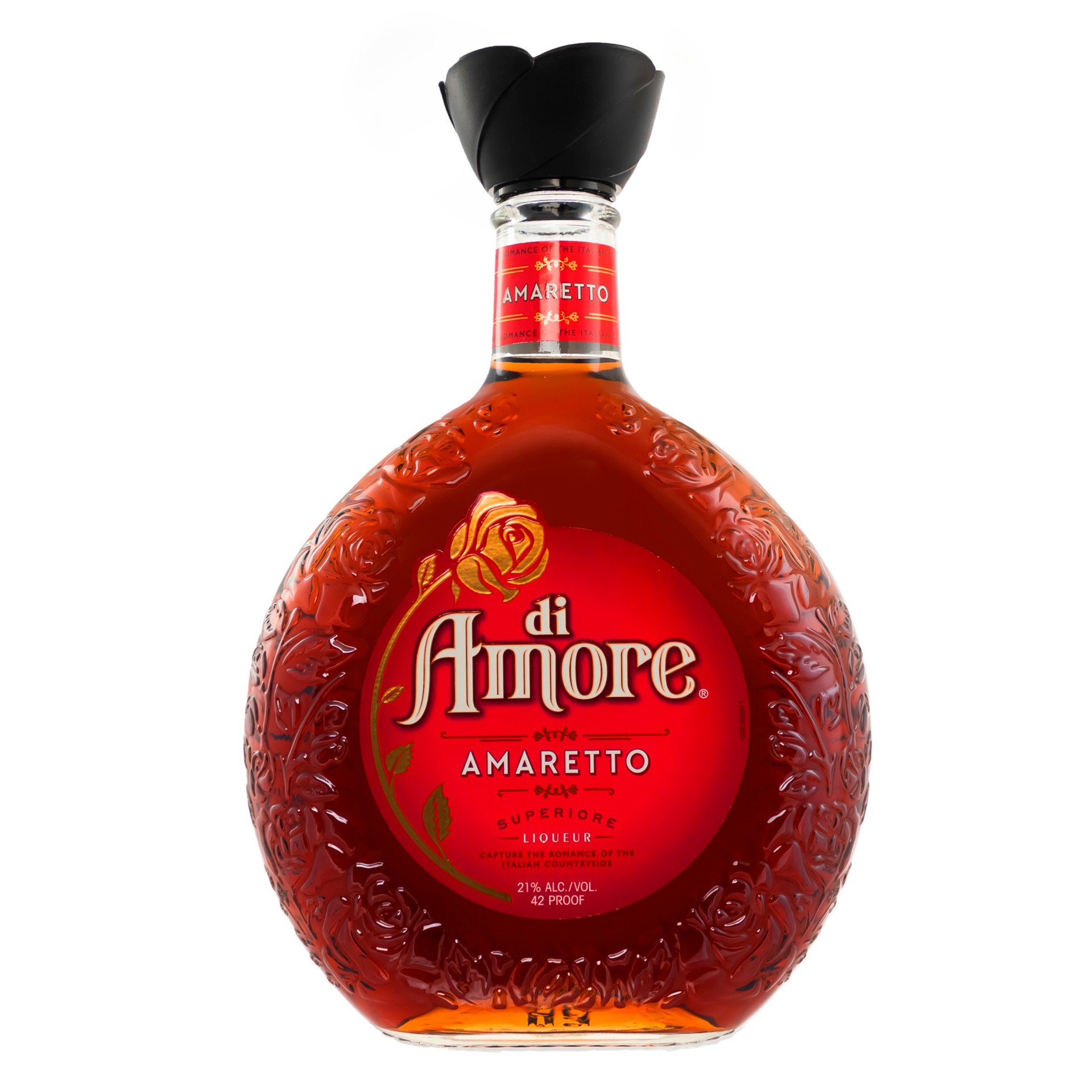 slide 1 of 3, di Amore Amaretto Liqueur 1l Glass Bottle 42 Proof, 1 liter