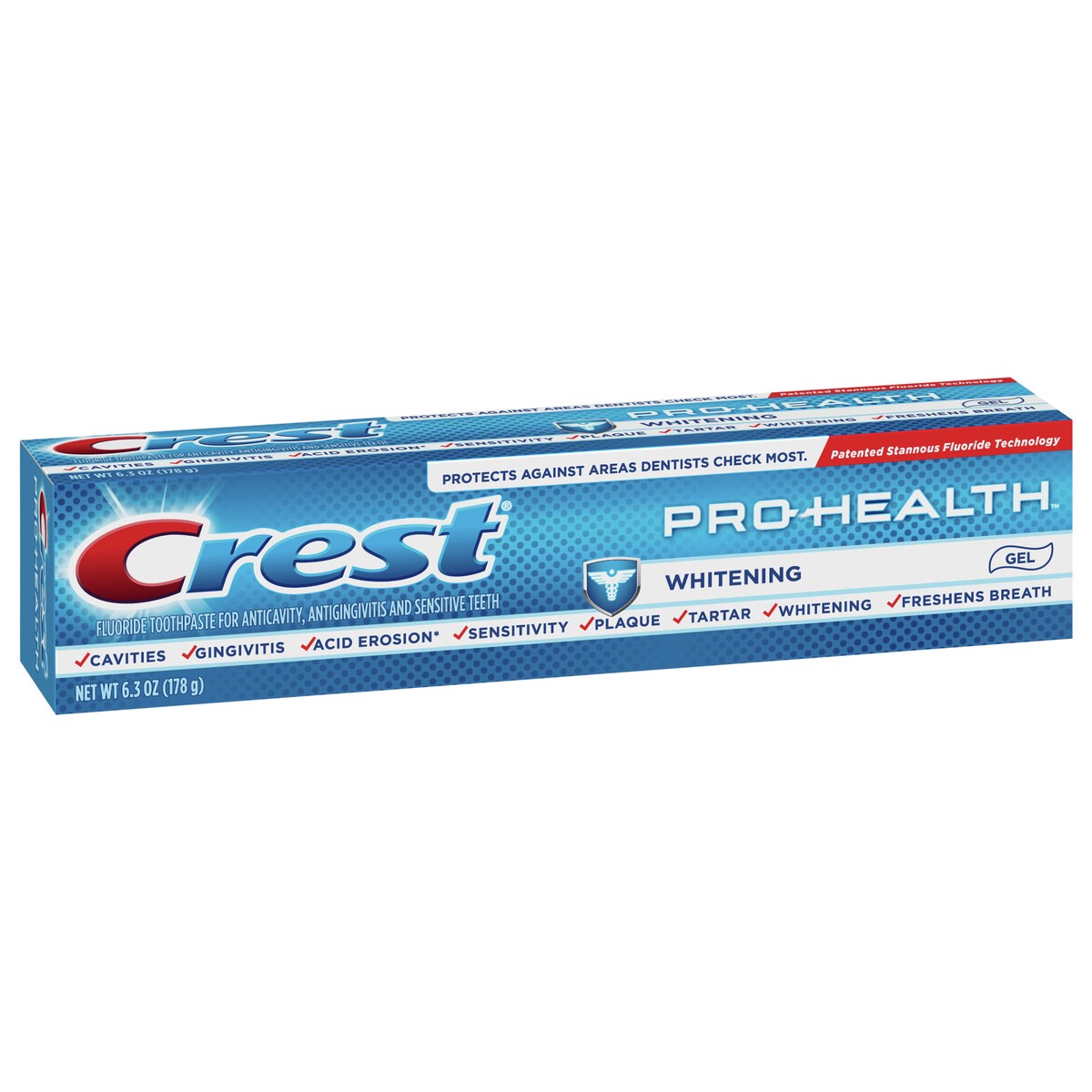 slide 2 of 5, Crest Pro-Health Whitening Gel Toothpaste, 6.3 oz, 6.3 oz