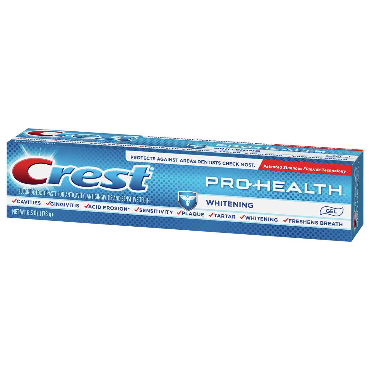 slide 3 of 5, Crest Pro-Health Whitening Gel Toothpaste, 6.3 oz, 6.3 oz