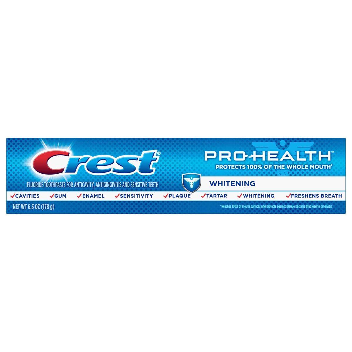 slide 5 of 5, Crest Pro-Health Whitening Gel Toothpaste (6.3oz), 6.3 oz