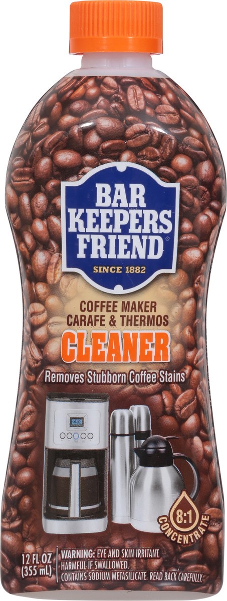 slide 7 of 9, Bar Keepers Friend Coffee Maker Carafe & Thermos Cleaner 12 fl oz, 12 fl oz