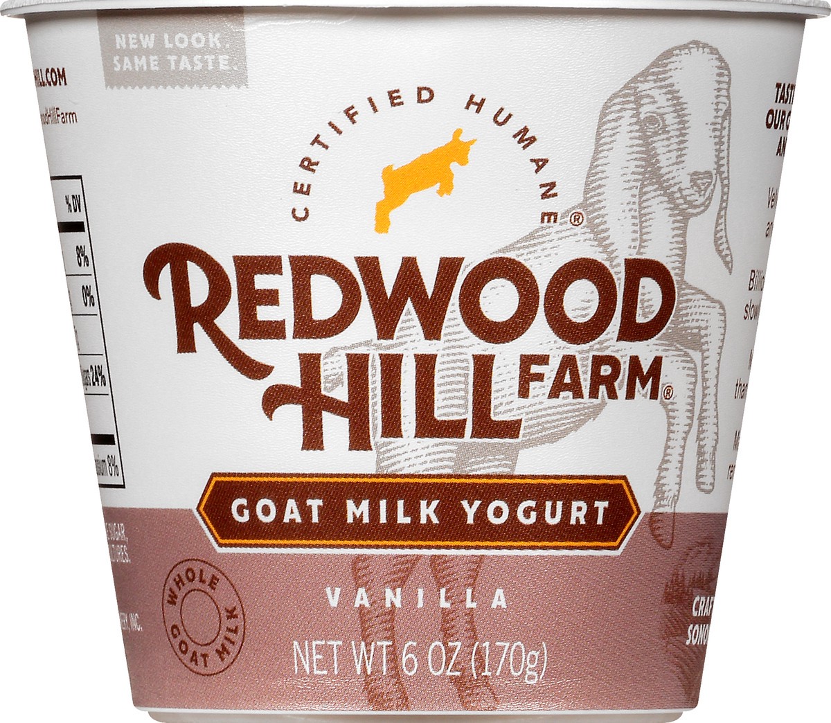 slide 5 of 10, Redwood Hill Farm Yogurt Goat Milk Vanilla, 6 oz