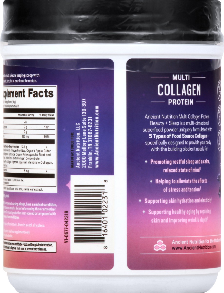 slide 8 of 11, Ancient Nutrition Multi Lavender Flavor Collagen Protein 18.9 oz, 18.9 oz