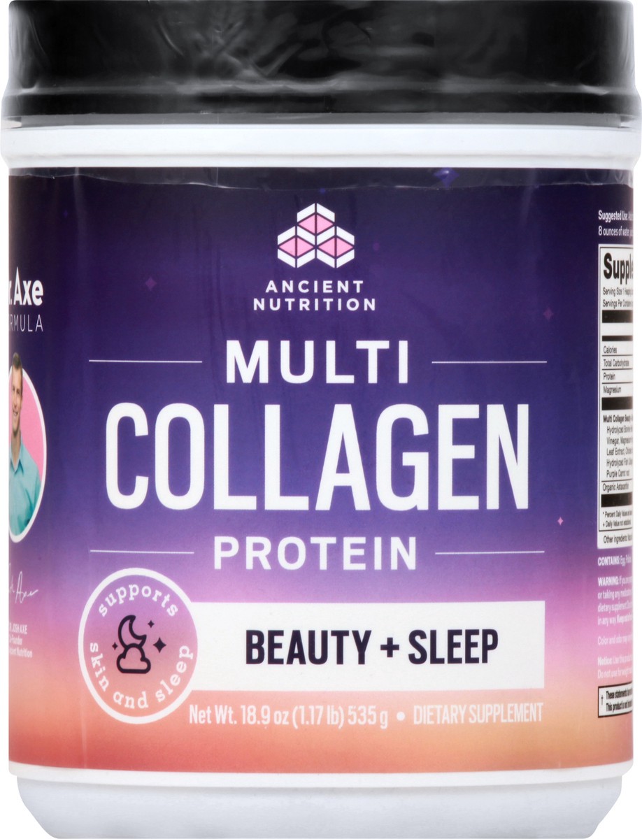 slide 9 of 11, Ancient Nutrition Multi Lavender Flavor Collagen Protein 18.9 oz, 18.9 oz