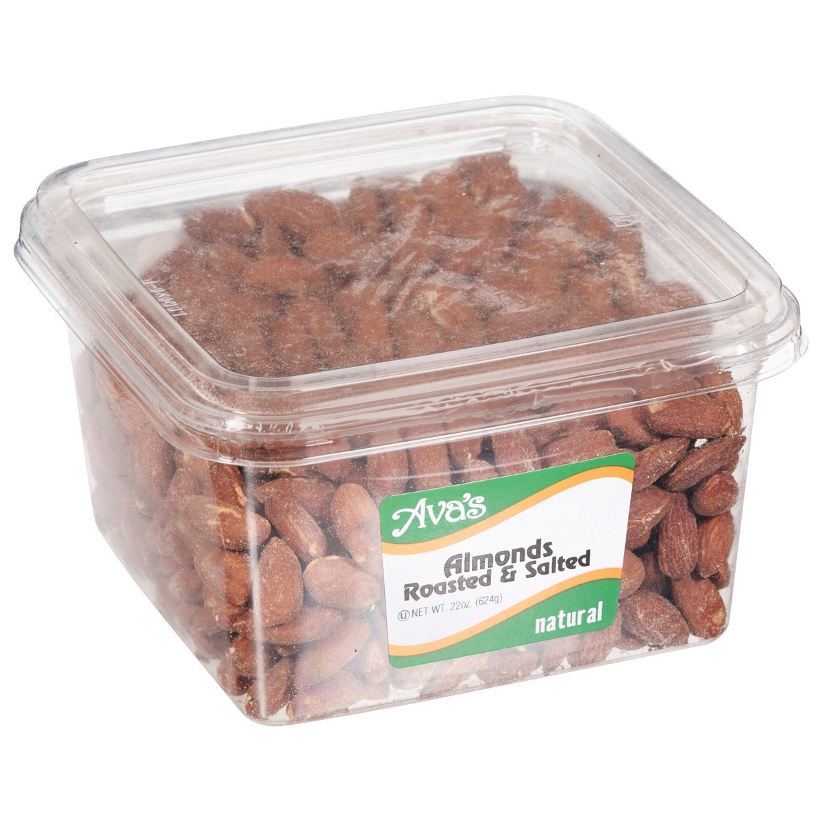 slide 2 of 4, Ava Almonds Rs Family Tub - 22 OZ, 22 oz