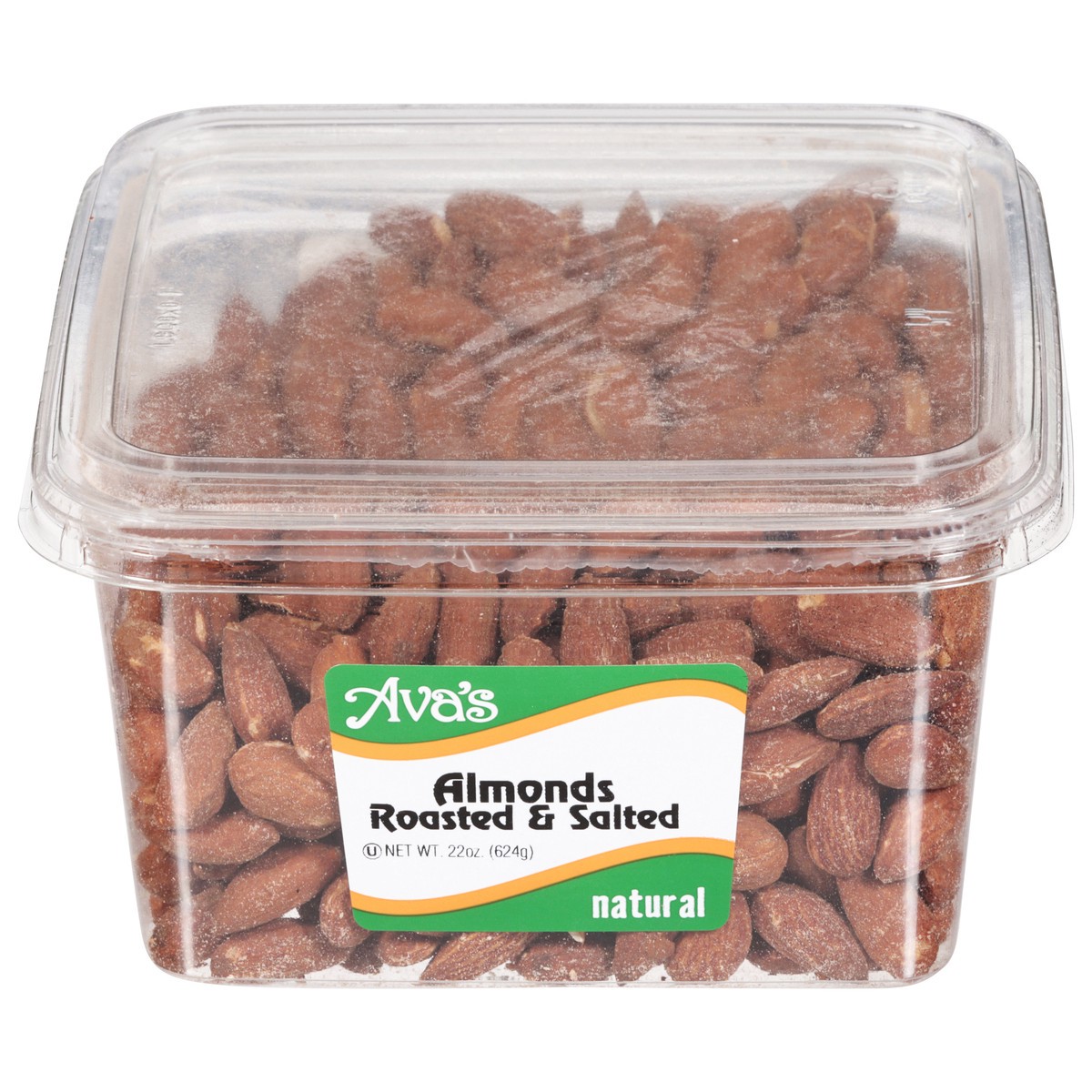 slide 1 of 4, Ava Almonds Rs Family Tub - 22 OZ, 22 oz